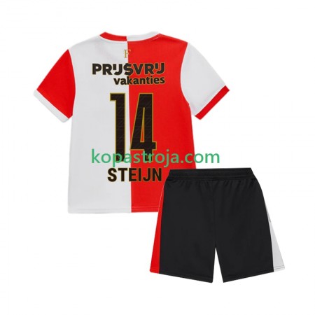 Billiga Fotbollströjor Feyenoord Rotterdam Sem Steijn 14 Barn Hemma tröja 2025/26 Kortärmad